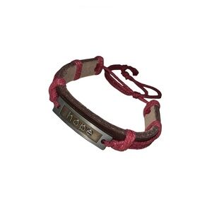 Hope Bracelet with Adjustable Red Cord